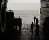 Preparations being made to load next LCAC in the well deck of USS DULUTH